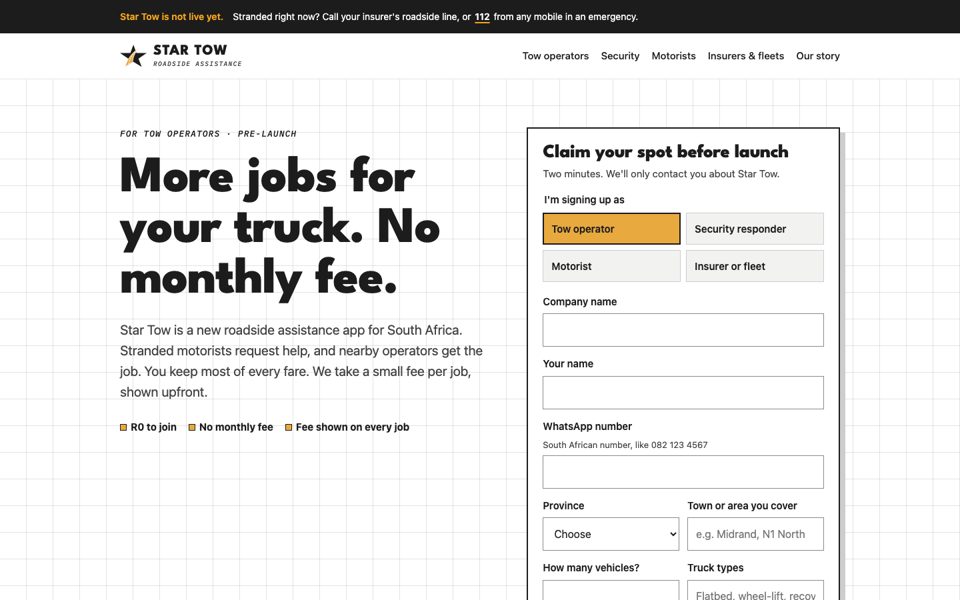 Road Map option: white page with a map grid and an amber road